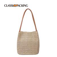 Straw Beach Bags In Bulk Wholesale