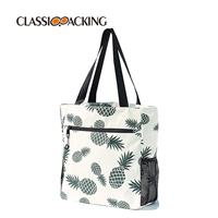 Water Resistant Large Wholesale Pineapple Beach Bag