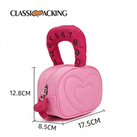 heart makeup bag size