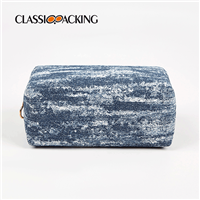 jeans makeup bag bottom