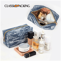 jeans makeup bag capacity