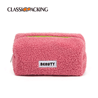 pink teddy make up bag