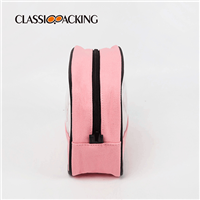 Clear Pink Makeup Bag