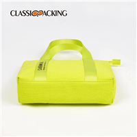 Fluorescent Green Canvas Makeup Toiletry Bags