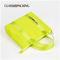 Fluorescent Green Canvas Makeup Toiletry Bags