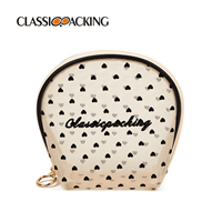 polka dot cosmetic bag