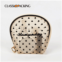 polka dot toiletry bag