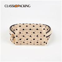 polka dot wash bag