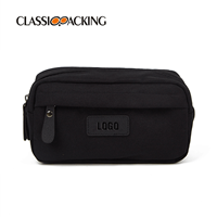 black mens toiletry bag bulk