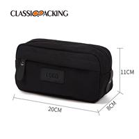 black mens toiletry bag size