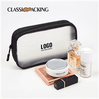 clear pvc makeup bag size comparison