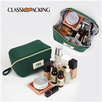 multi-compartment make up bag capacity