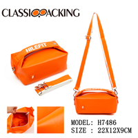 orange make up bag wholesale
