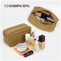 quilted cosmetic travel bag capacity