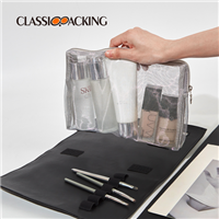 in-stock mesh makeup bag and brush bag set bulk