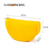 yellow make up bag size