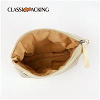 glossy polyester makeup bag inner look