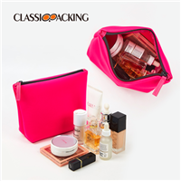 neoprene makeup toiletry bag capacity