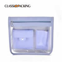 Clear Wholesale Eco Makeup Bag With Compartments