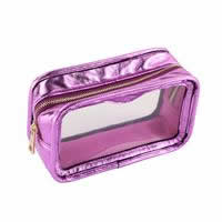 Wholesale Clear Recycled RPET Cosmetic Bags