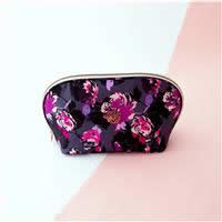 Flower Printed Cosmetic Bag Wholesale