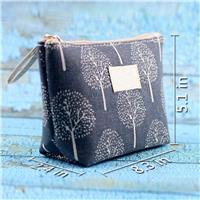 Custom Printed Canvas Zipper Makeup Bags Wholesale