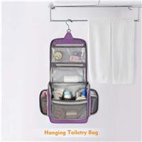 Nylon Travel Hanging Cosmetic Bag & Toiletry Organizer