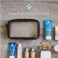 TSA-approved Clear Cosmetic/Toiletry Bags Bulk