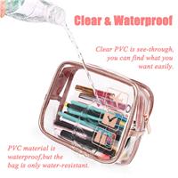 Small Bulk Clear Makeup Bags Wholesale