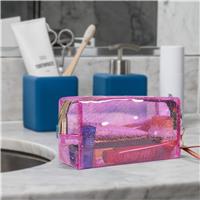 Iridescent Travel Promotional Cosmetic Bags Wholesale