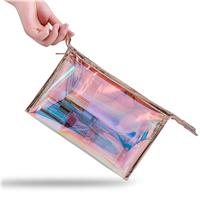 Small Glitter Iridescent Makeup Pouch Bulk