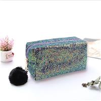 Glitter Custom Makeup Bags Wholesale