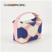 Printed Makeup Bag With Handle