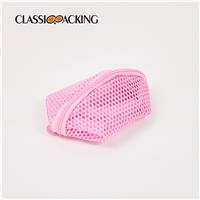 Pink Mesh Promotional Toiletry Bag