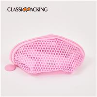 Pink Mesh Promotional Toiletry Bag