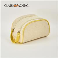 Canvas Recycled Cosmetic Bag Wholesale For Travel