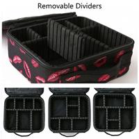 Cosmetic Case With Adjustable Dividers