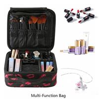 Cosmetic Case With Adjustable Dividers