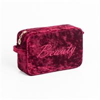 Velvet Embroidered Cosmetic Bags Wholesale