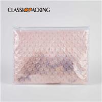 Pink Makeup Bag with Bubble Lined Wrap