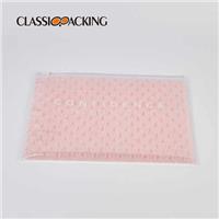 Pink Makeup Bag with Bubble Lined Wrap