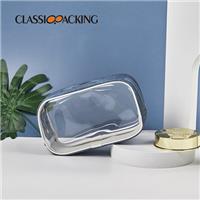 Denim Stitching Clear Makeup Bag Bulk