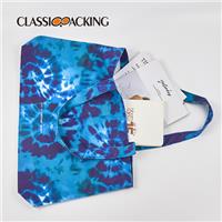 Dark Blue Printed Tote Bag Wholesale