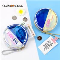 Small Round Holographic Wholesale Coin Pouch