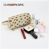 Printed Canvas Cosmetic Bag With Handle
