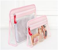 Travel Bulk Blank Makeup Bags With Durable Zipper 