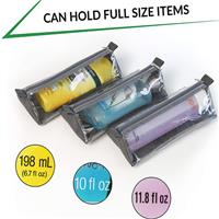 4-in-1 Hanging Nylon Custom Toiletry Bags Wholesale