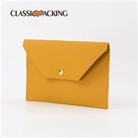 Yellow Envelope Cosmetic Bag