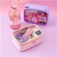 Sparkling Transparent Moon Rainbow Eco TPU Makeup Bag