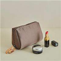 Simple Canvas Square Cosmetic Bag